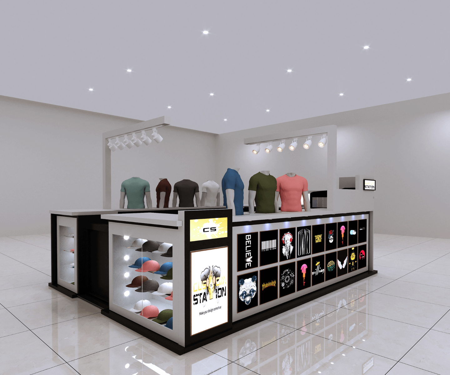 Trendy T-shirt Kiosk