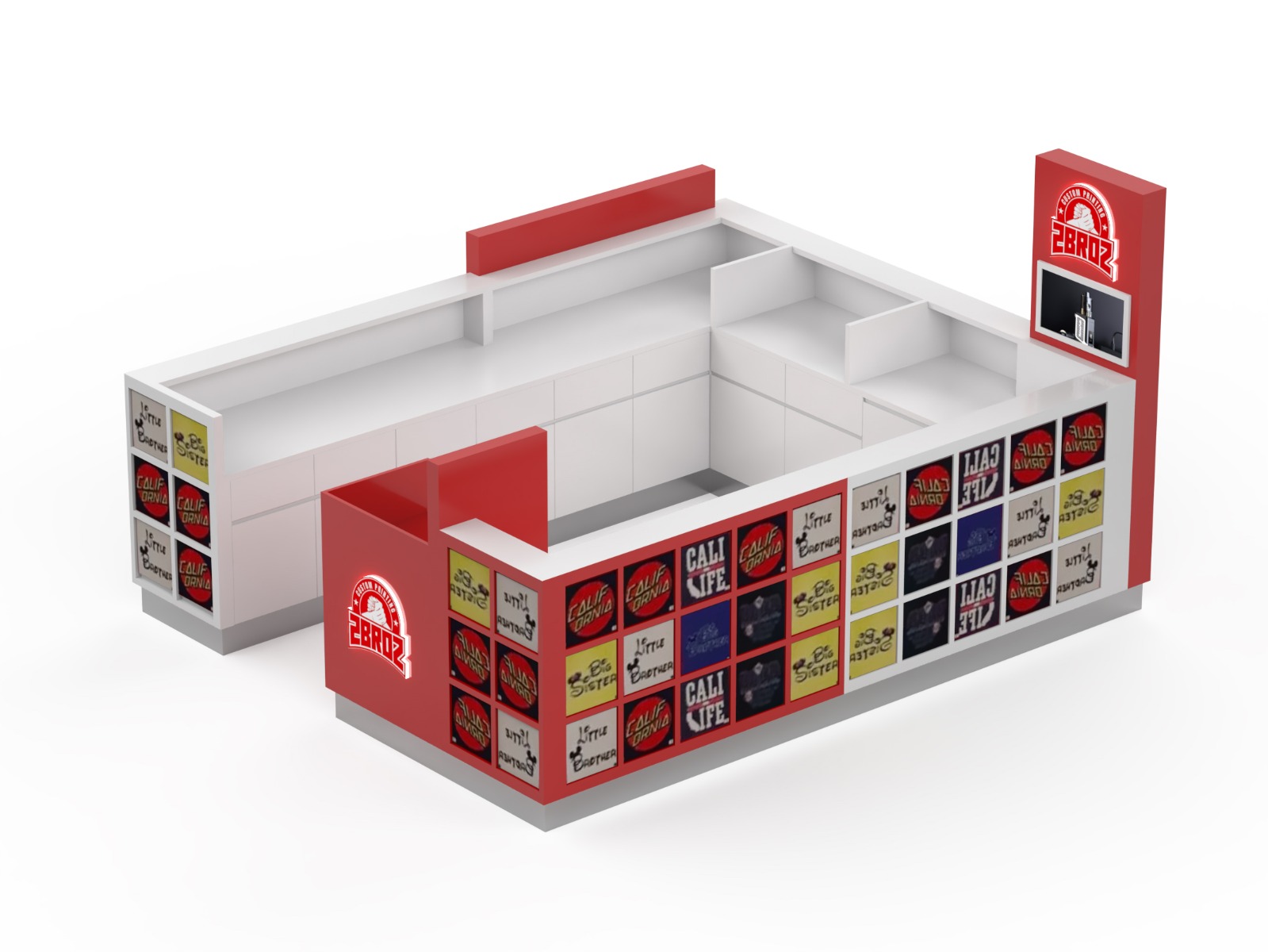 T-shirt Custom Kiosk Mall 