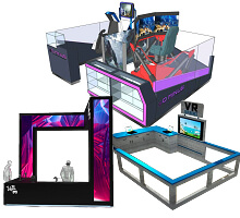 Mall used VR booth & Kiosks