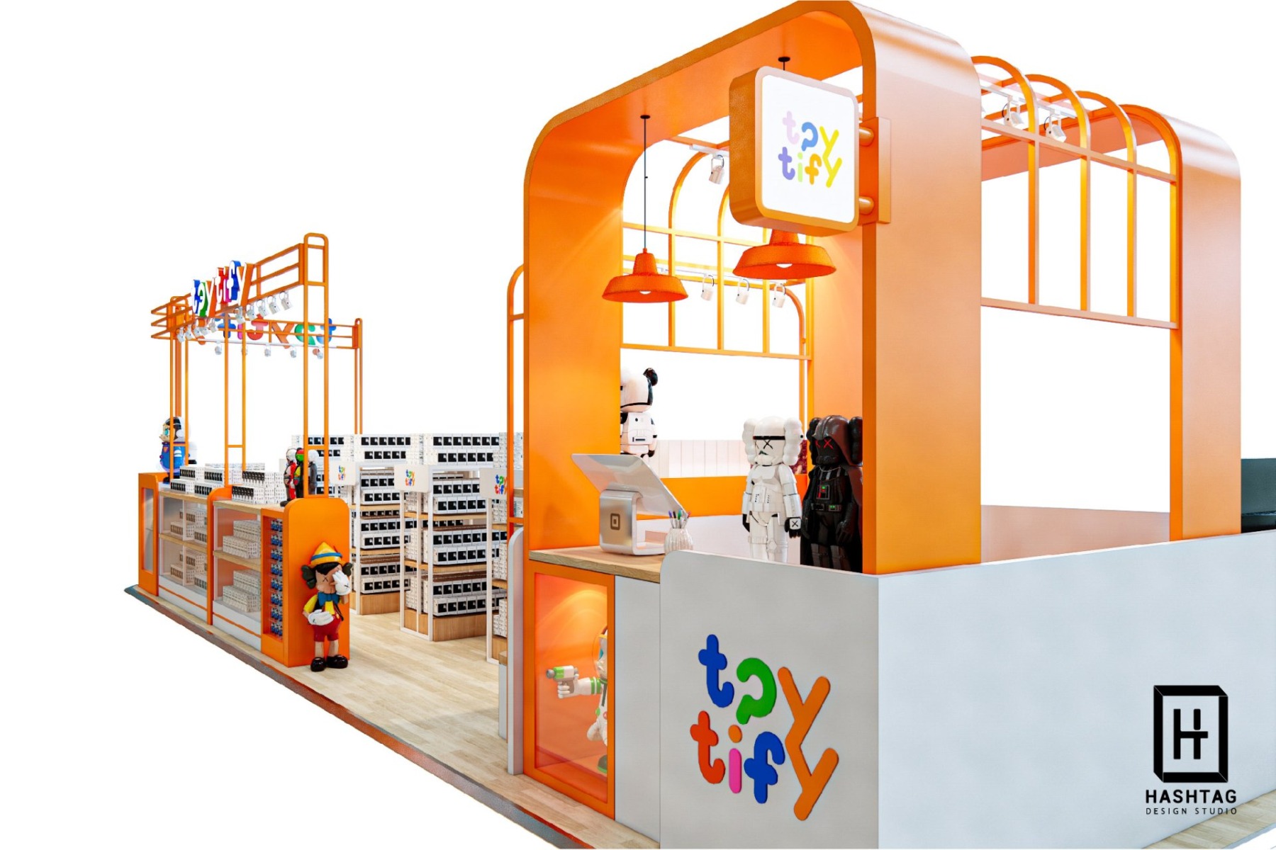 Building Block Toy Kiosk