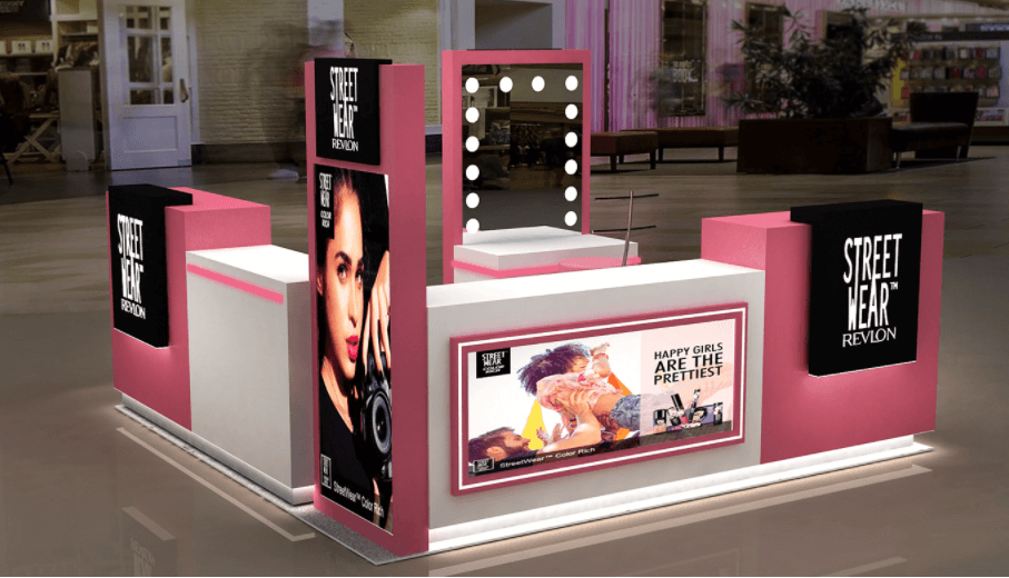 cosmetic display kiosk 