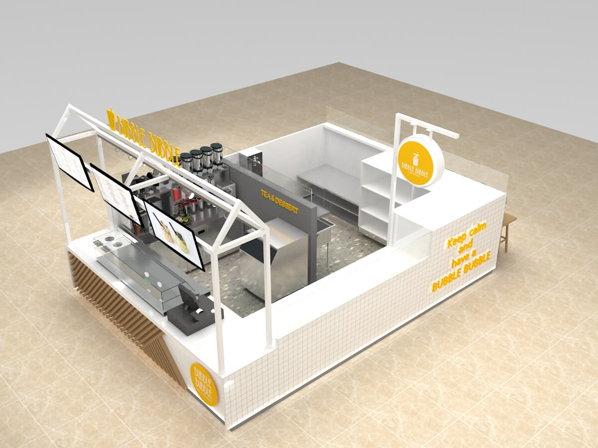 mall smoothie kiosk 