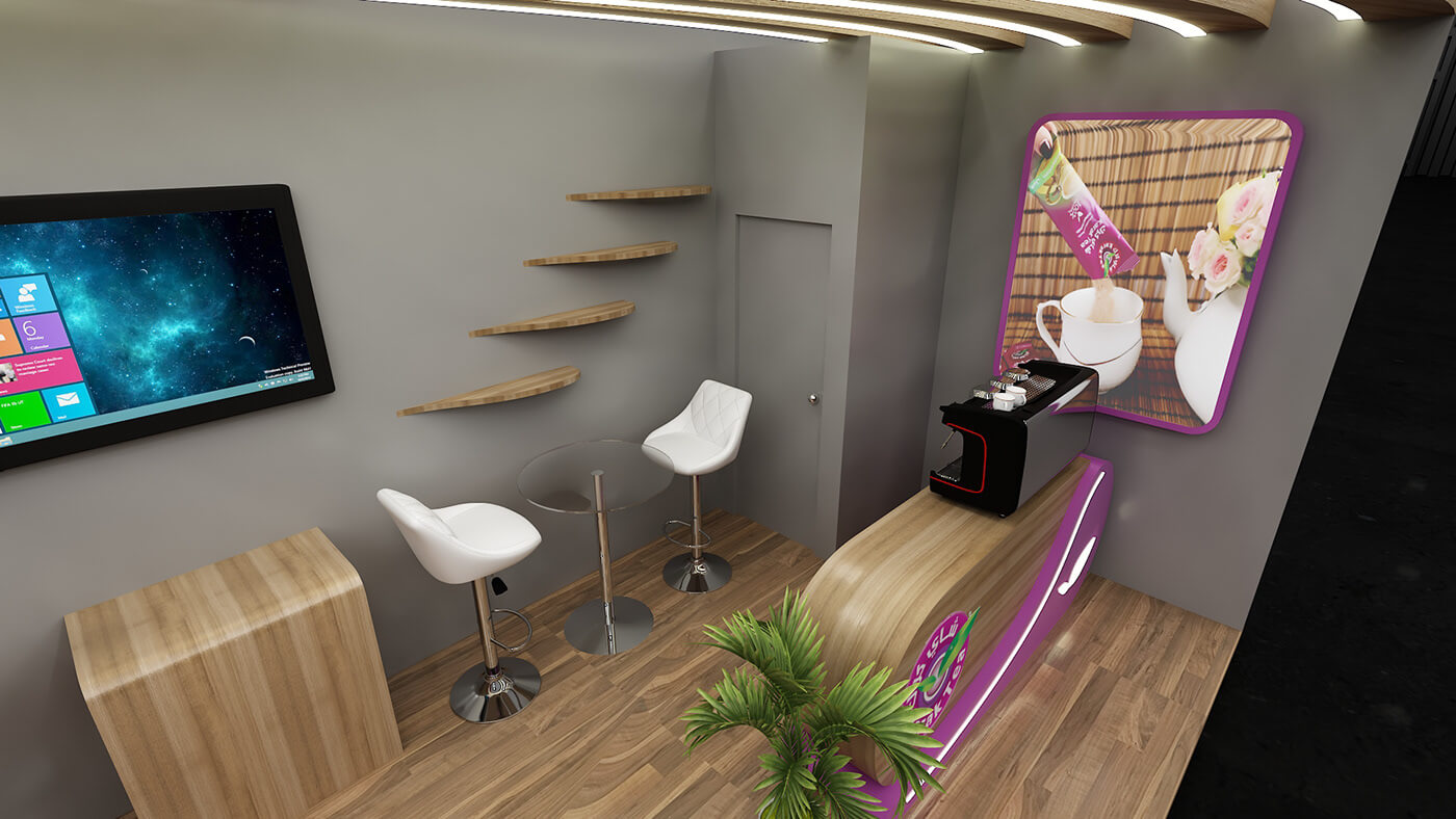 bubble tea kiosk