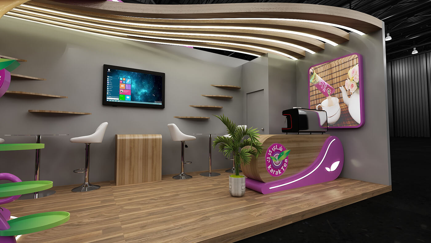 bubble tea kiosk