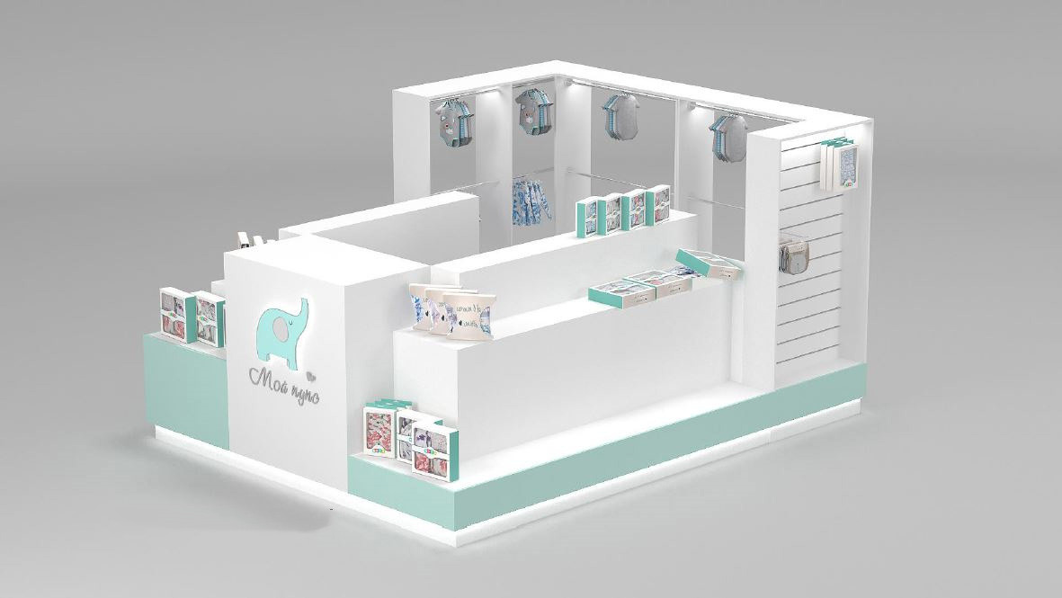 baby clothing kiosk