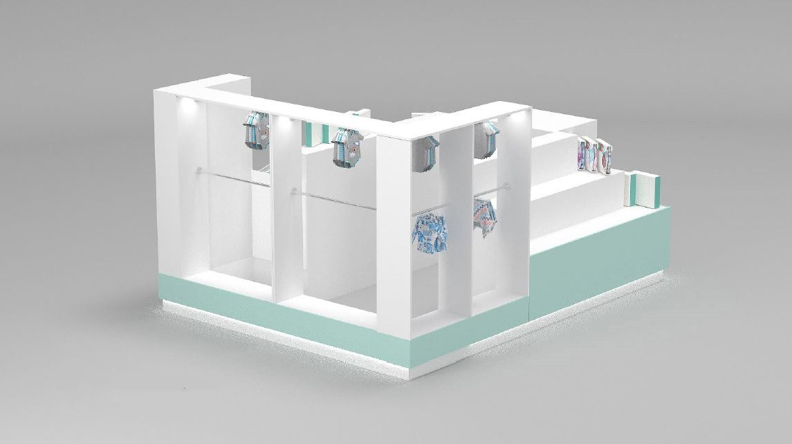 baby clothing kiosk