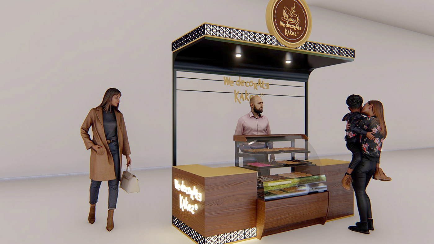 Retro Bakery Cart 