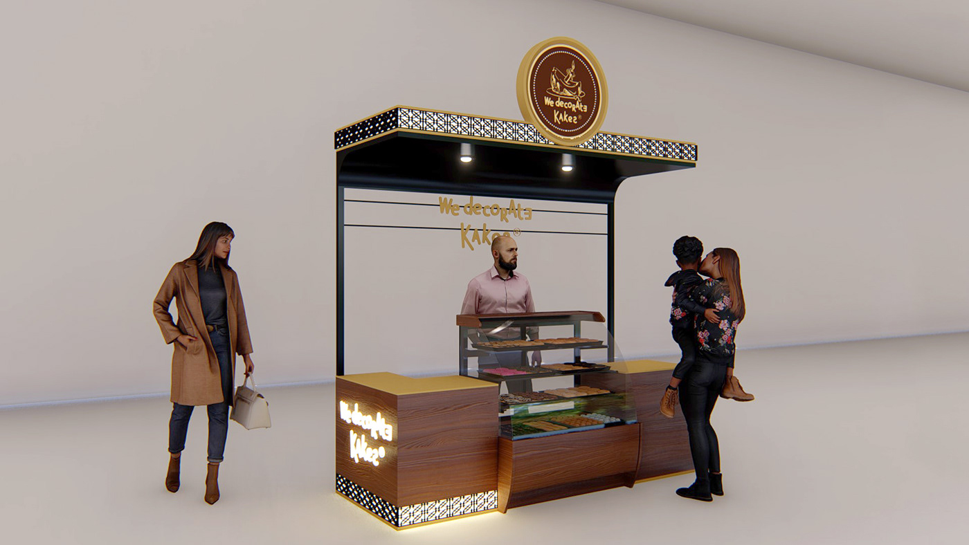 Retro Bakery Cart 