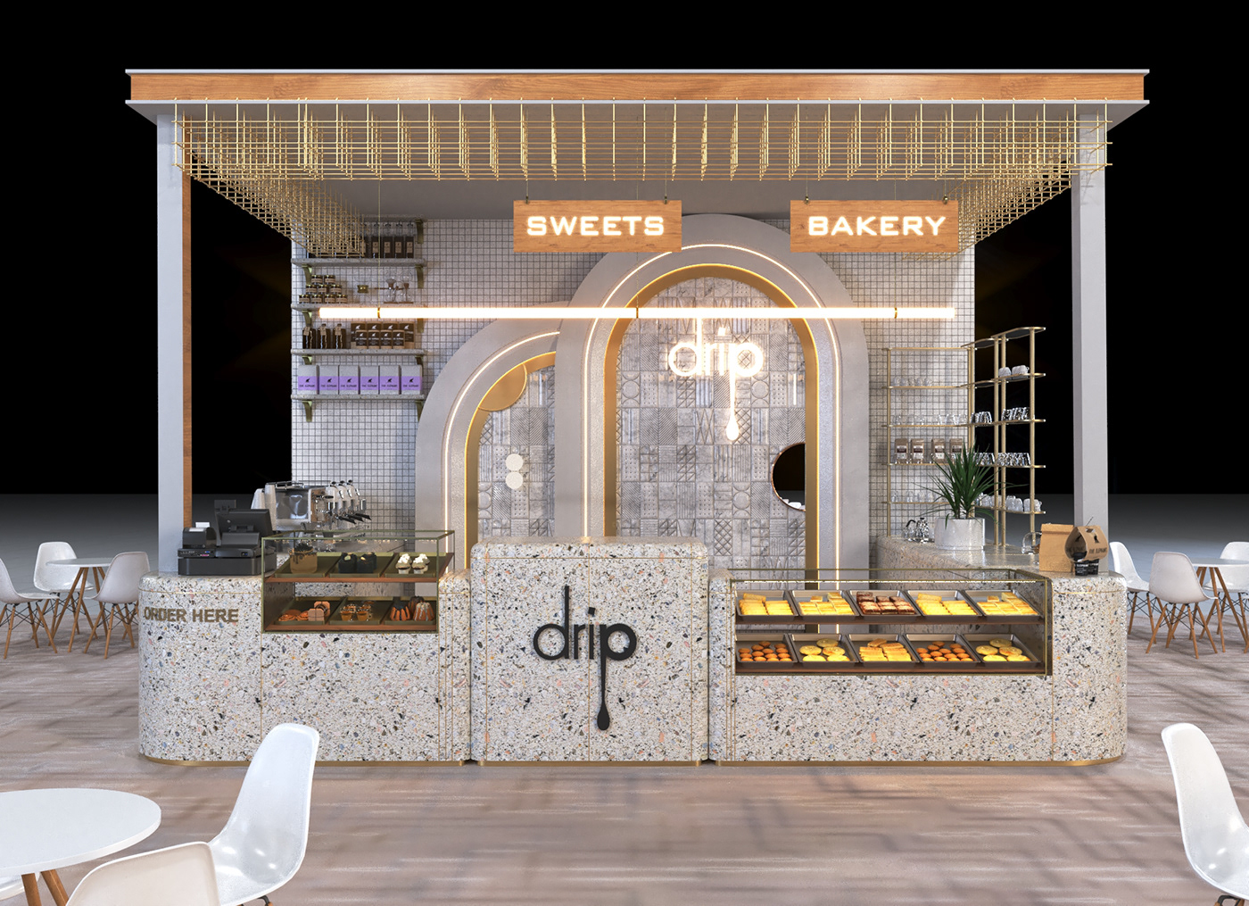 Huge Bakery Booth