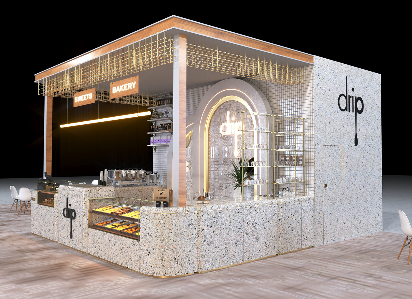 Huge Bakery Booth