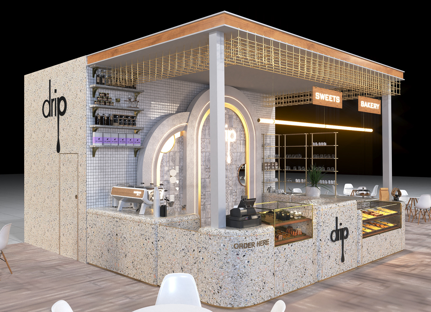 Huge Bakery Booth