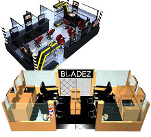 barbershop in mall