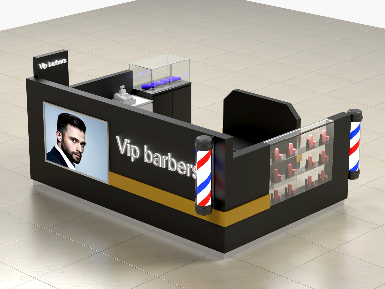 barber kiosk