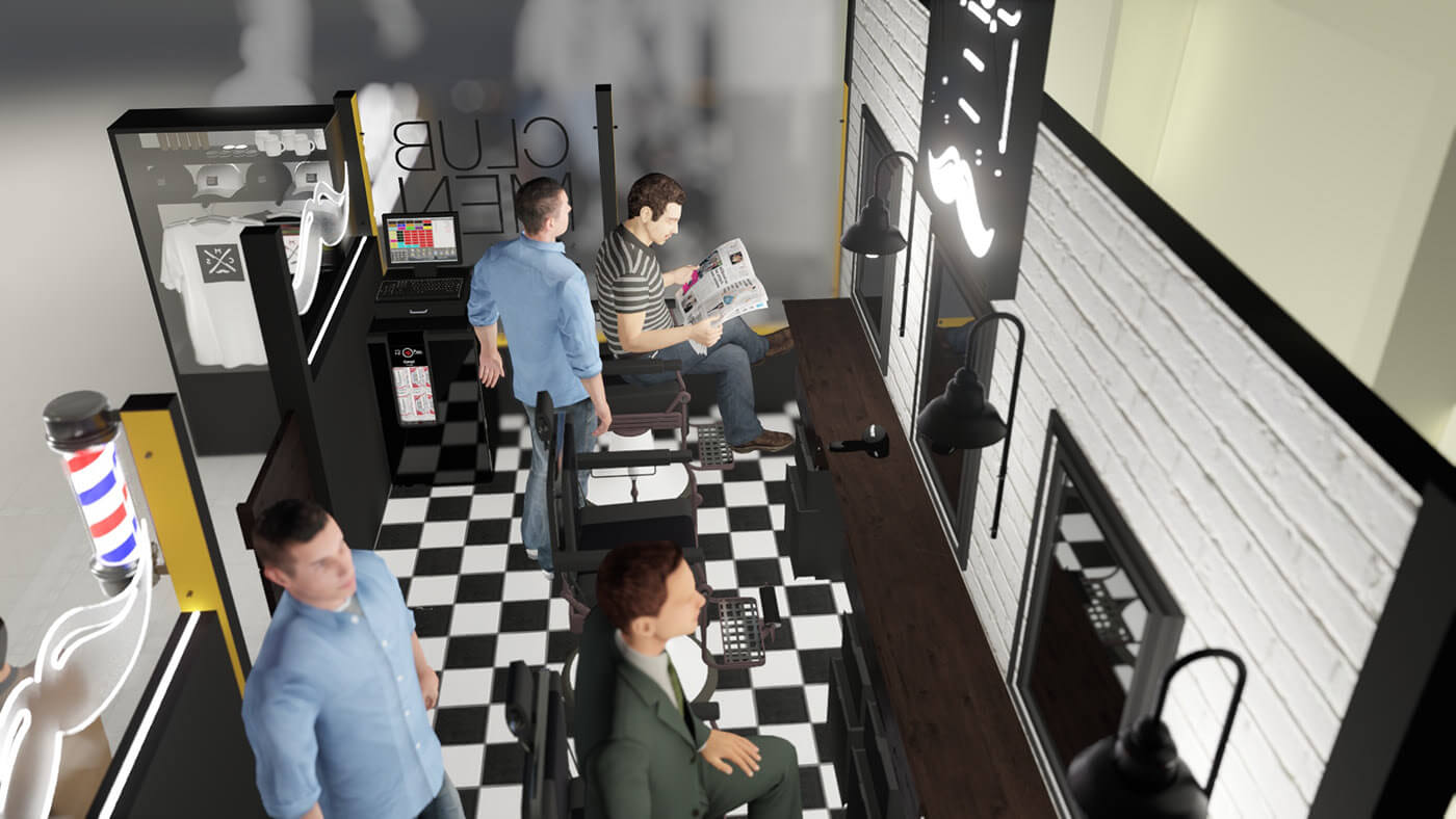 barber kiosk