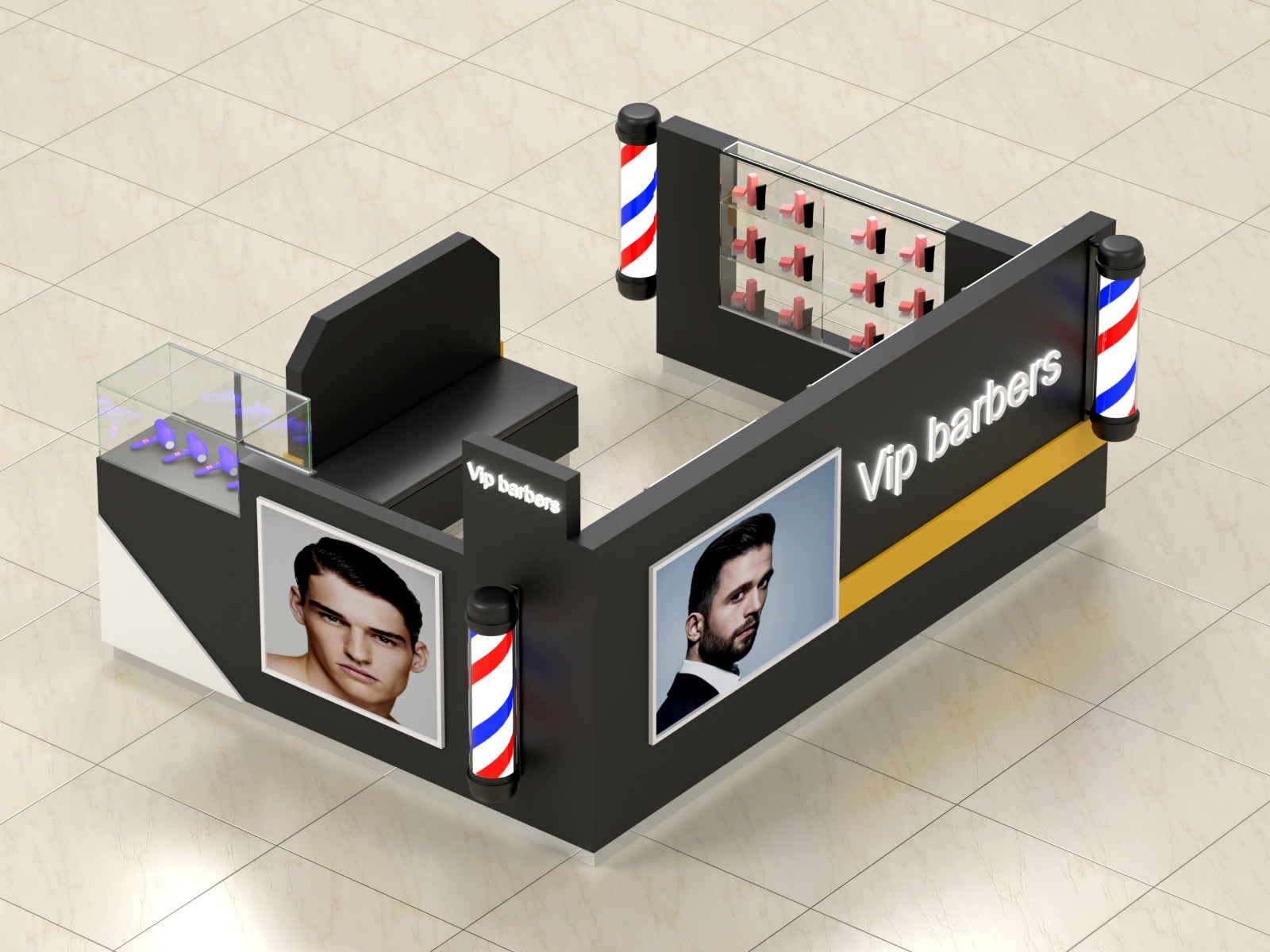 barber kiosk
