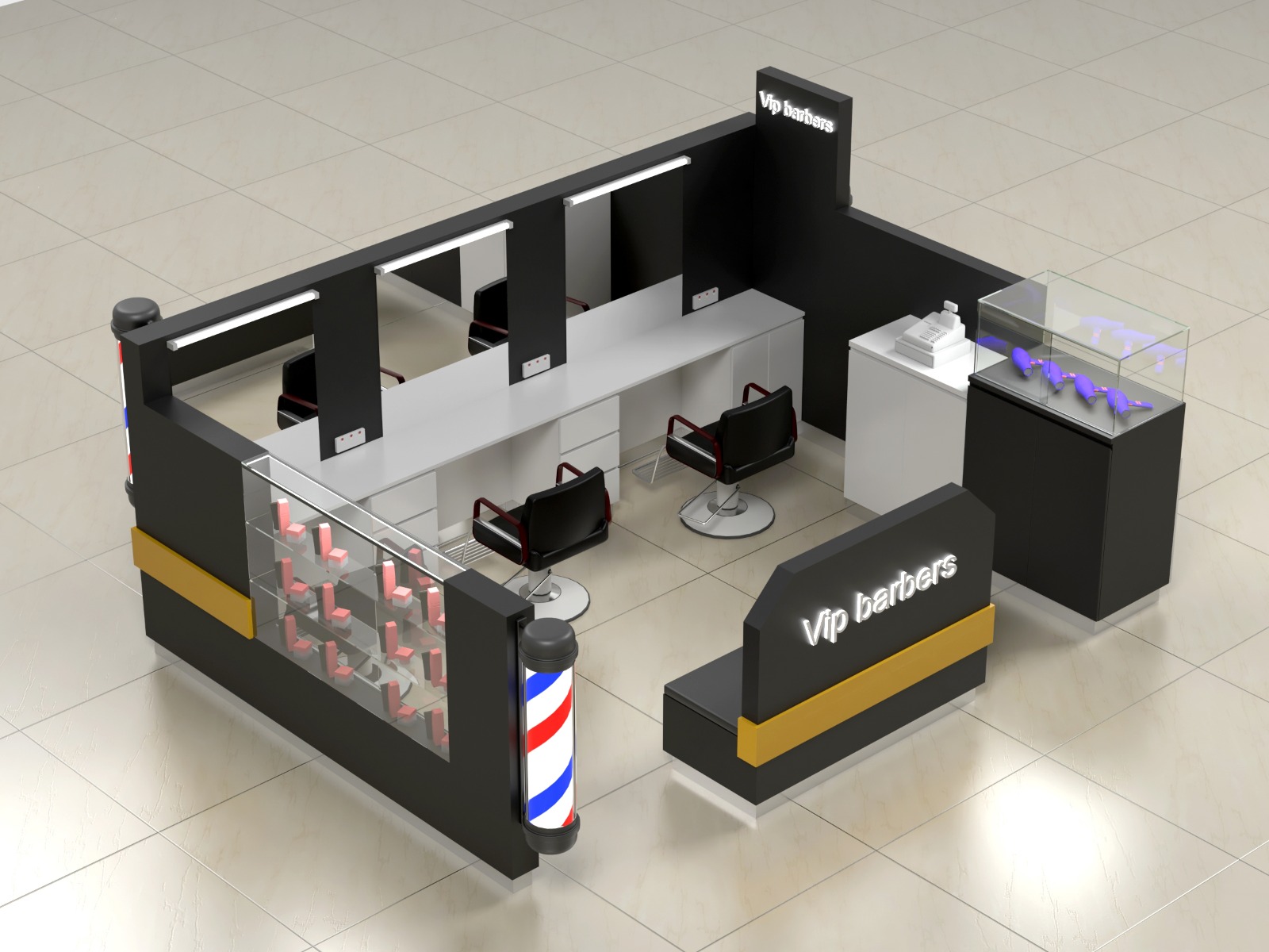 barber kiosk