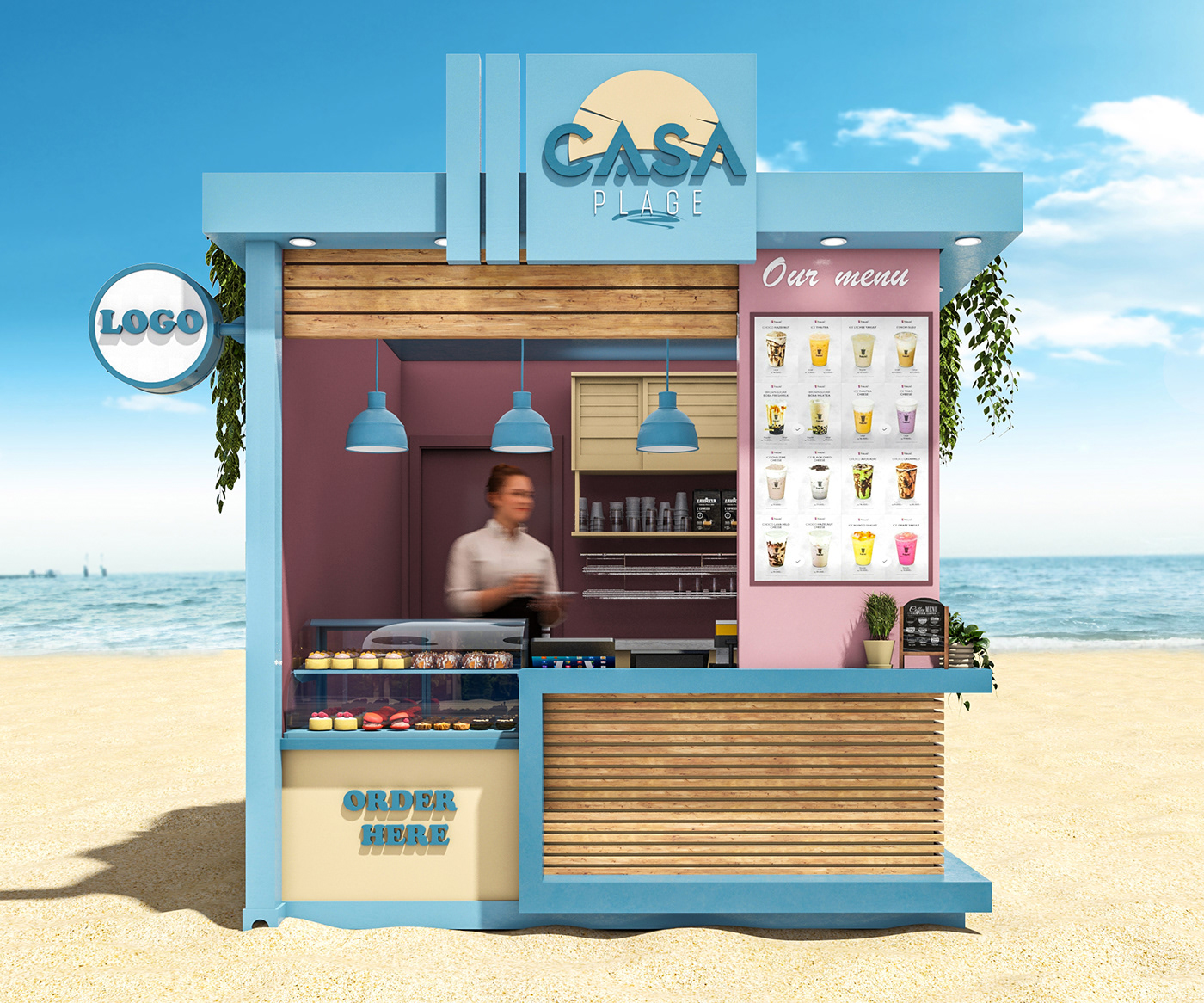 outdoor kiosk