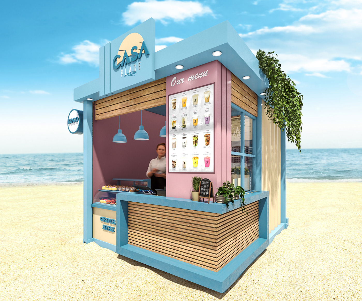 outdoor kiosk