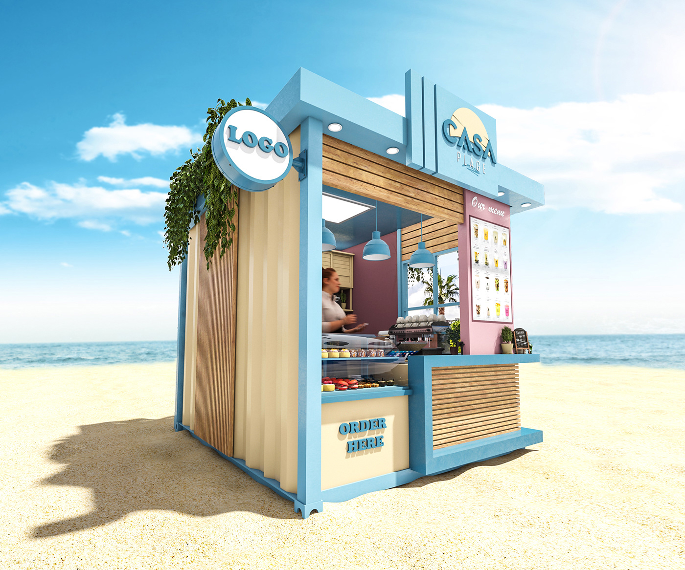 outdoor kiosk