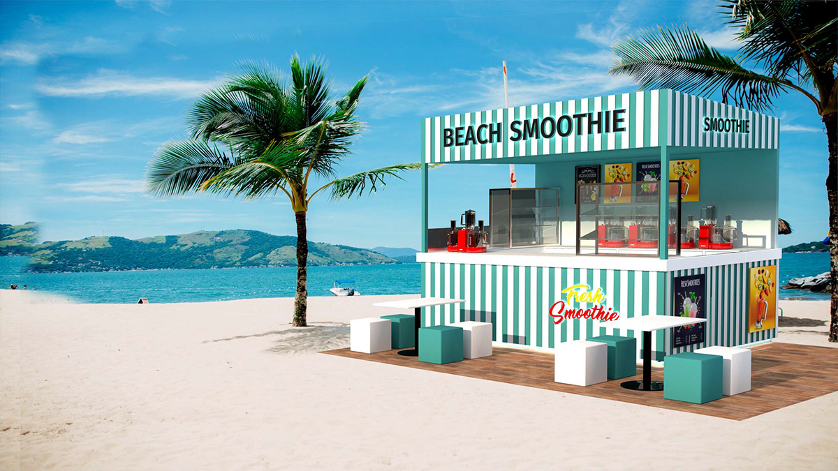 Beach Smoothie Kiosk