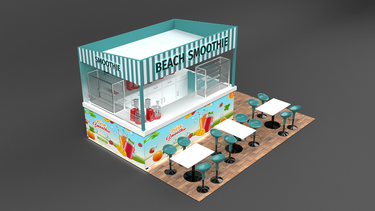 Beach Smoothie Kiosk