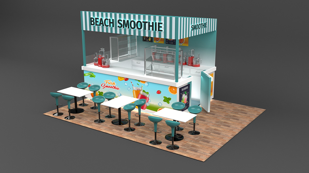 Beach Smoothie Kiosk