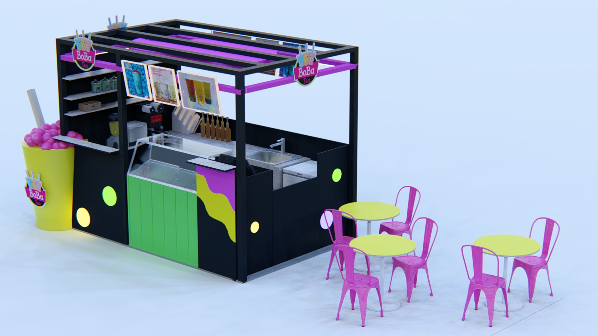 Boba Tea Kiosk