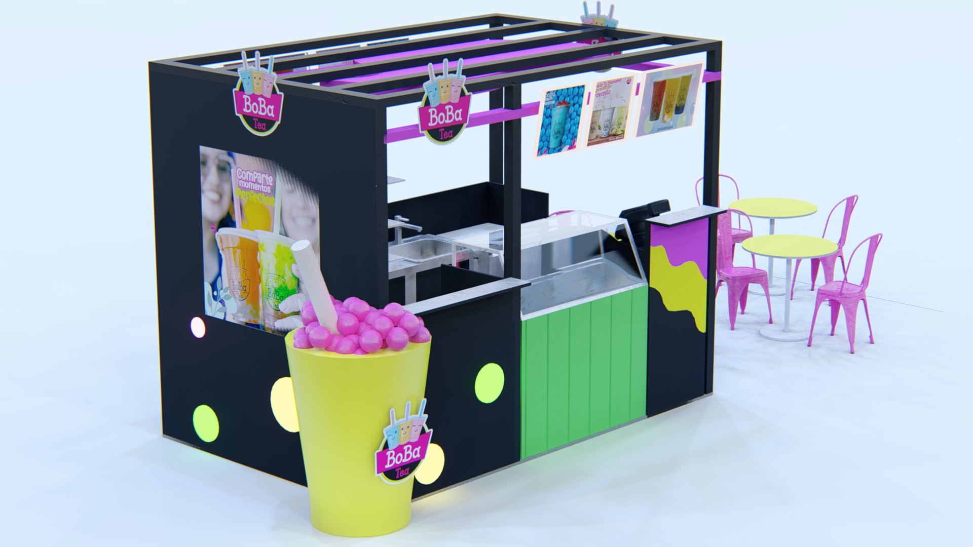 Boba Tea Kiosk
