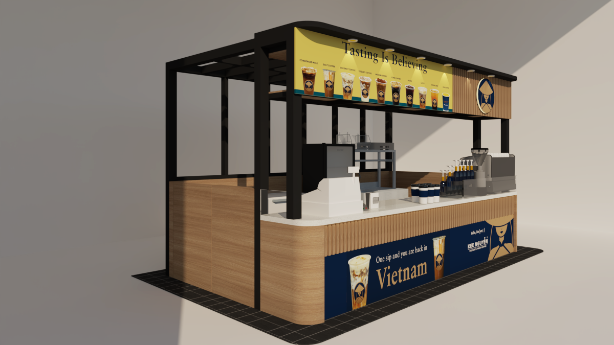 Traditional Boba Tea Kiosk
