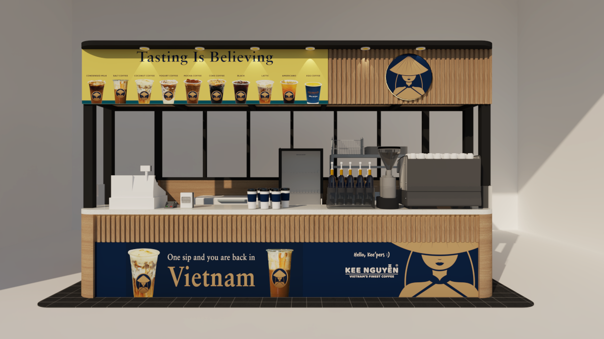 Traditional Boba Tea Kiosk