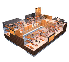 indoor bakery stand