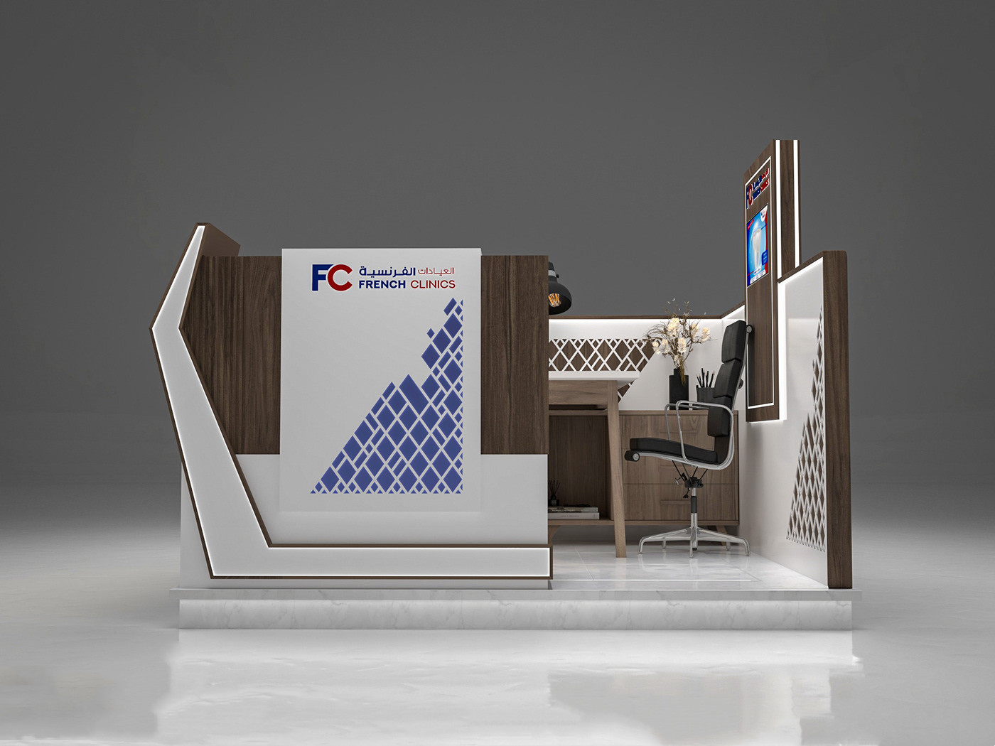 Dental Display Counter