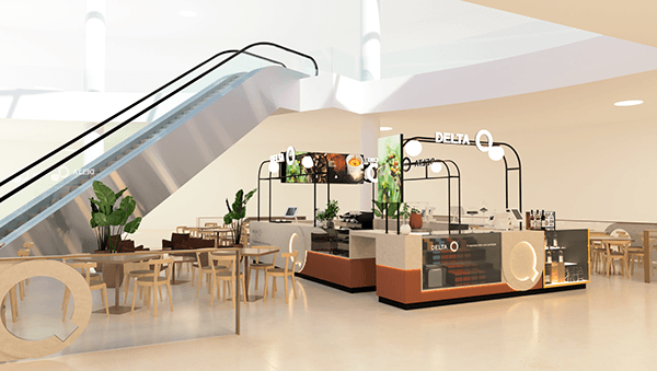 Sleek Cafe Kiosk 