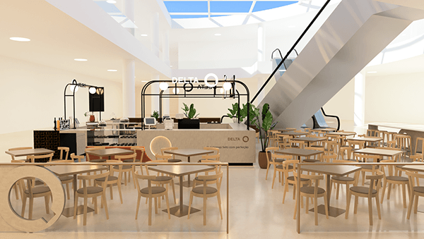 Sleek Cafe Kiosk 