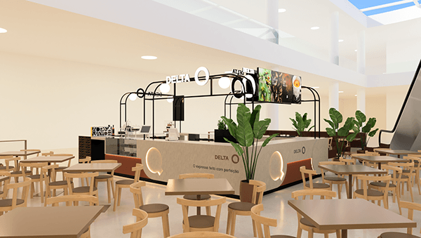 Sleek Cafe Kiosk 