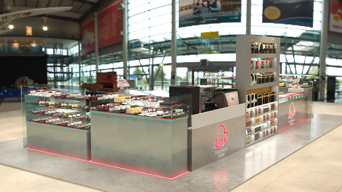  Cake Display Kiosk 