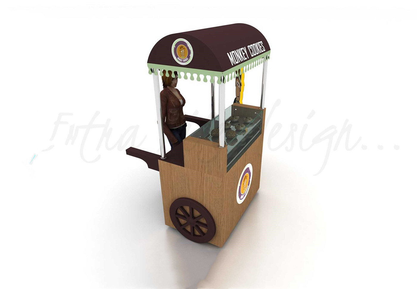 Wooden carts
