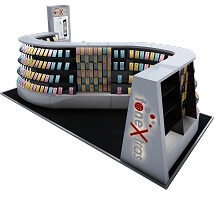 Cell Phone Kiosk In Mall