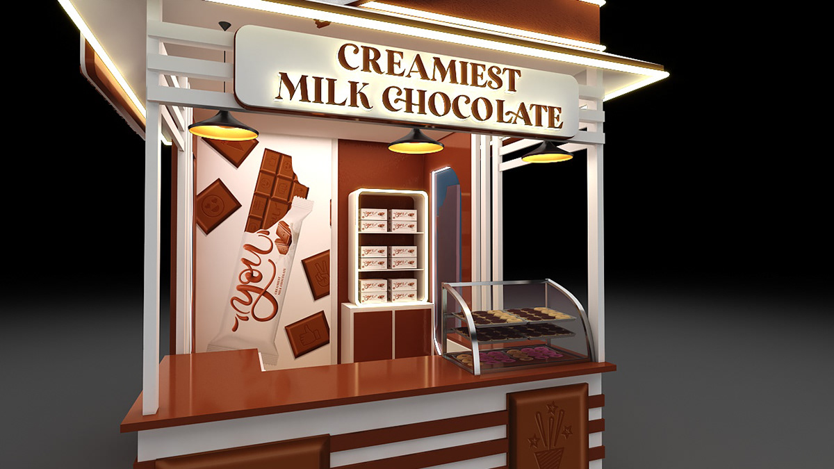 Chocolate Display Booth 