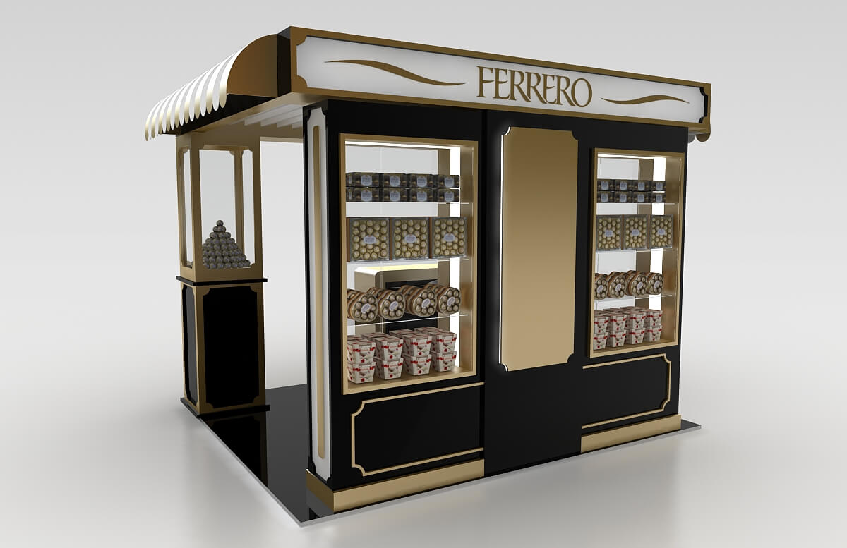 chocolate counter
