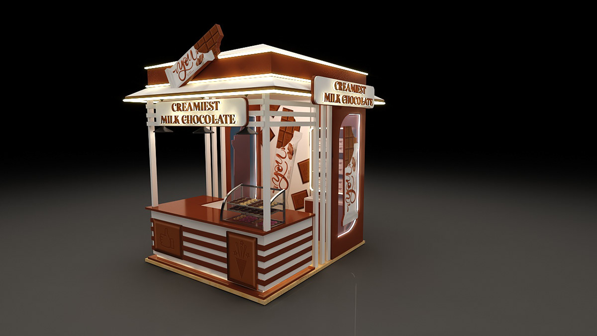 Chocolate Display Booth 