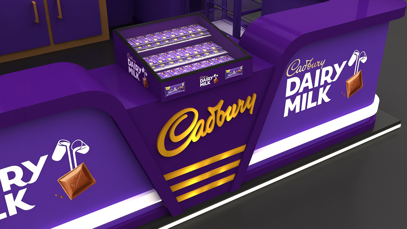 Royal Chocolate Display Kiosk
