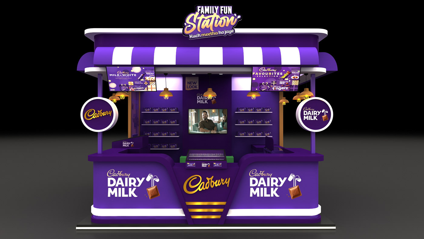 Royal Chocolate Display Kiosk