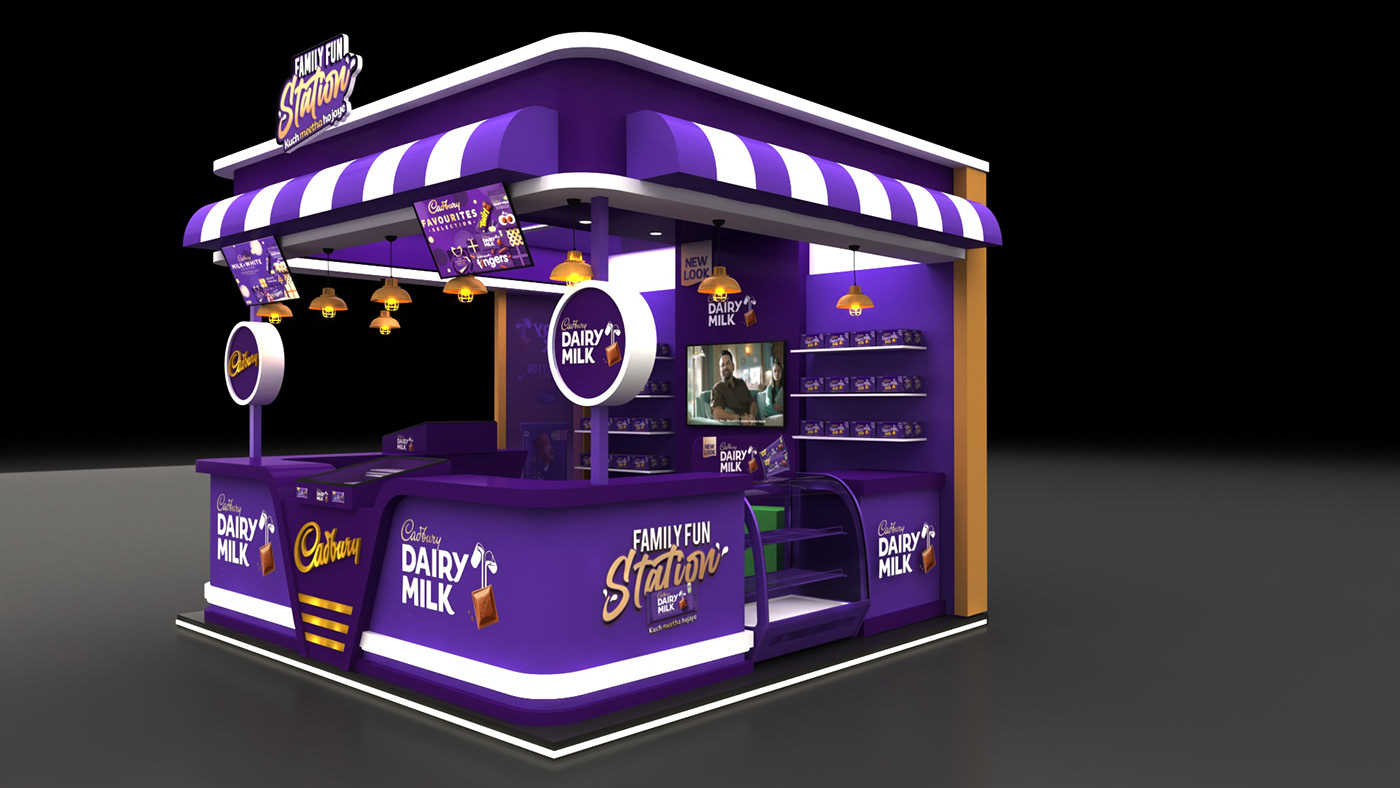 Royal Chocolate Display Kiosk