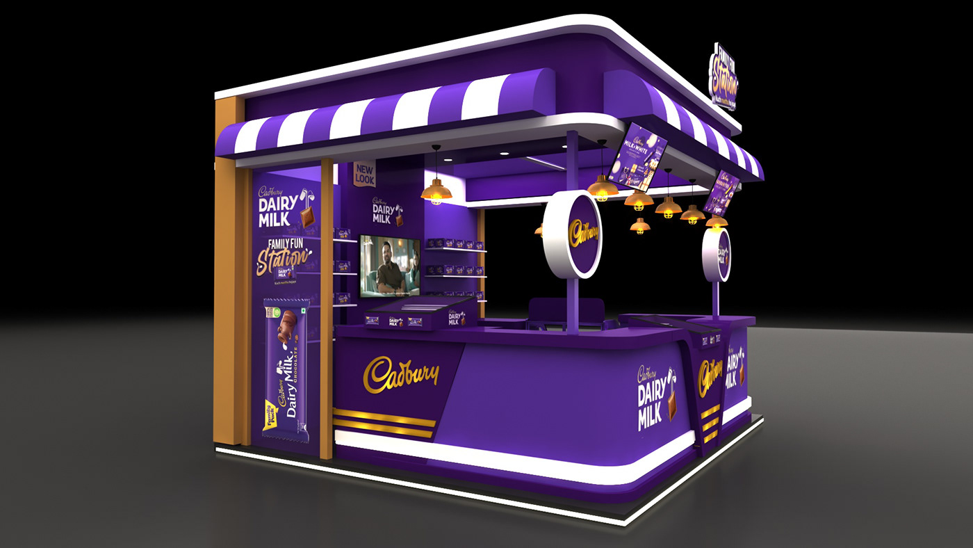 Royal Chocolate Display Kiosk