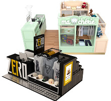 T-shirt Clothing Booth in Mall