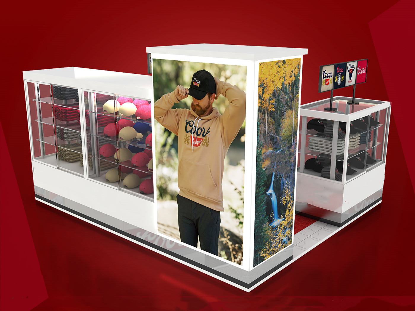 clothing kiosk