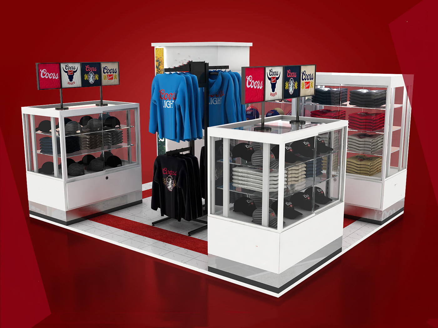 clothing kiosk