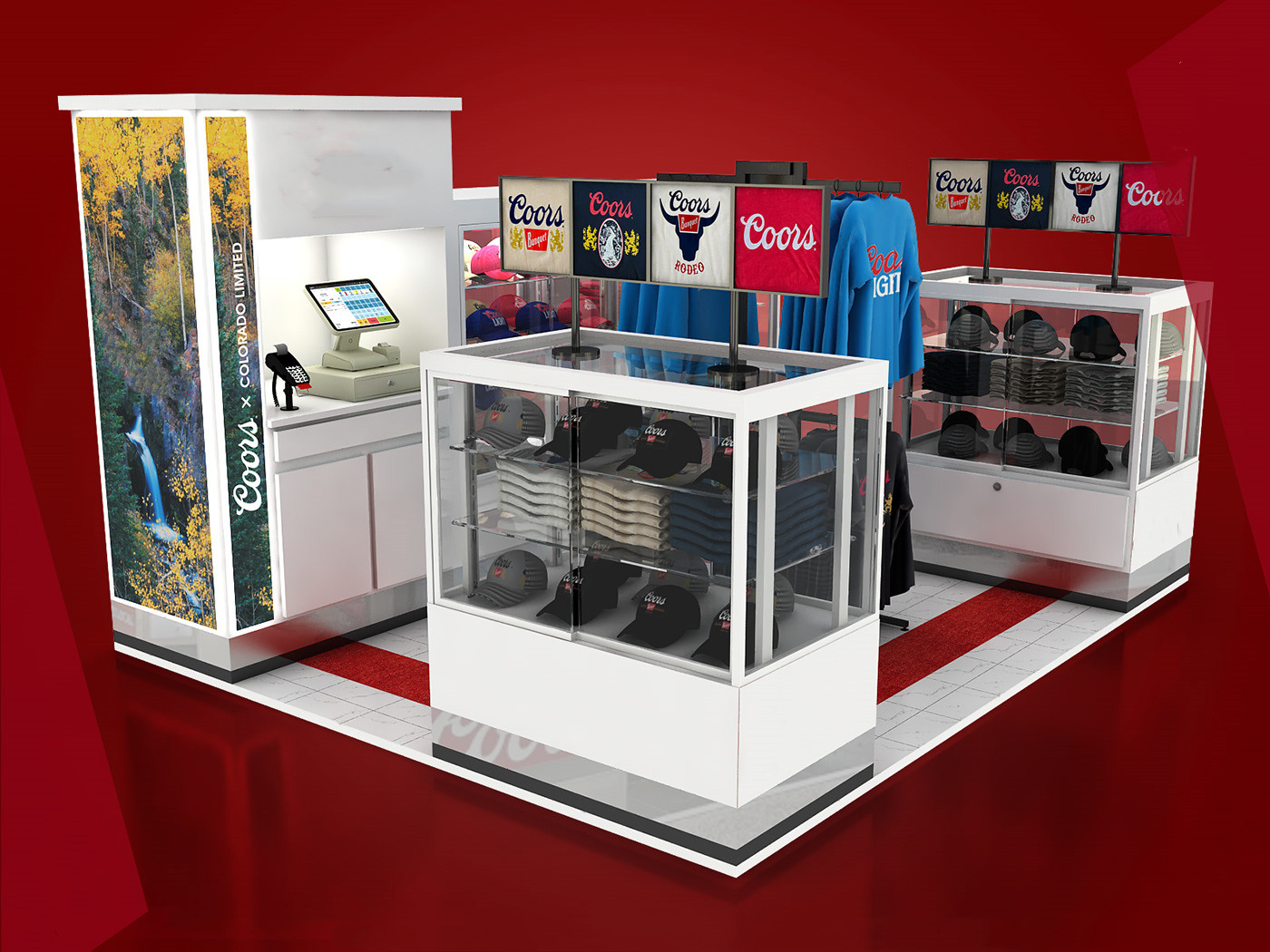 clothing kiosk