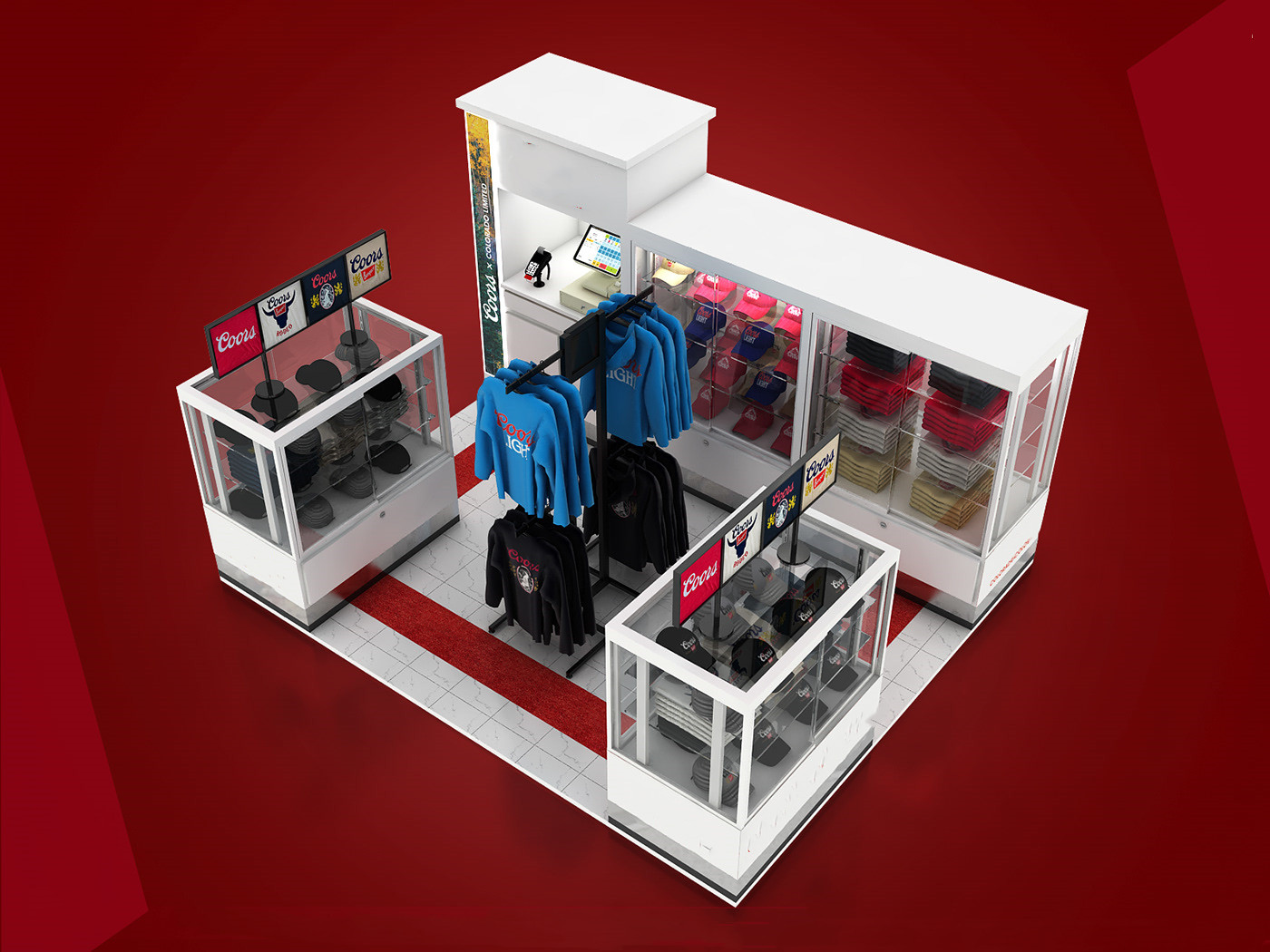 clothing kiosk